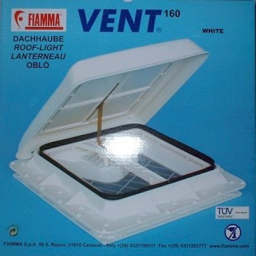 Fiamma Vent 160 Dachhaube - 40 x 40 - weiß